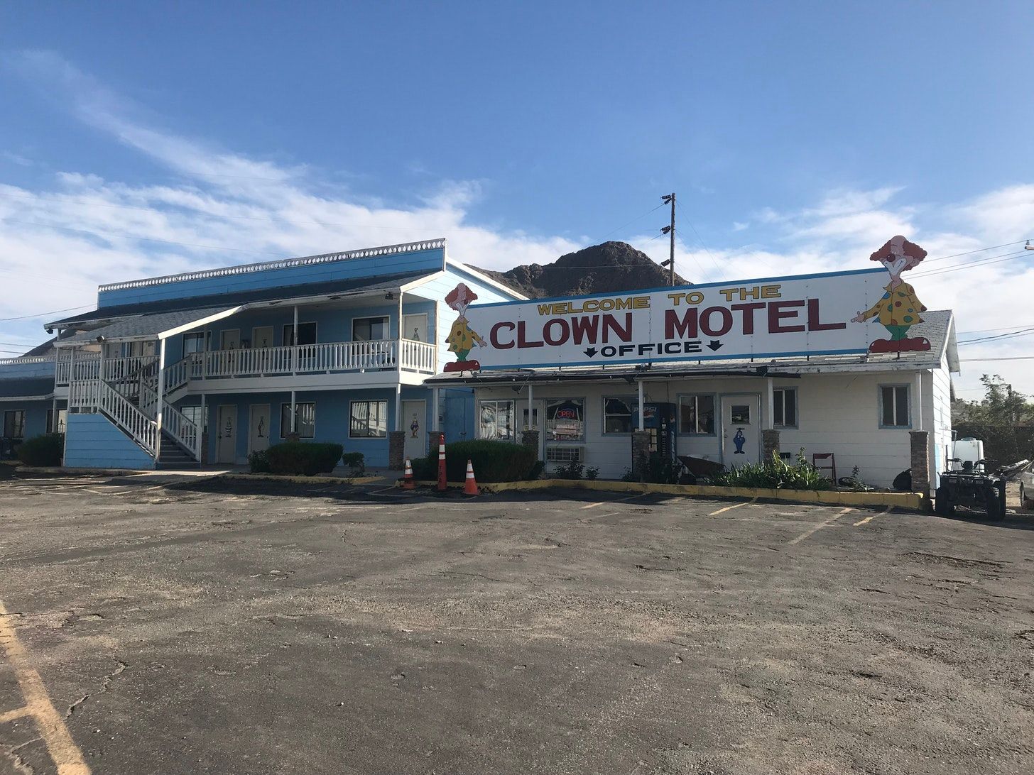 The Clown Motel in Tonopah, Nevada