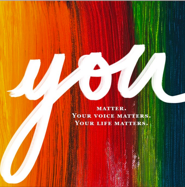 You Matter. Your Voice Matters. Your Life Matters. social card for Keep Faith