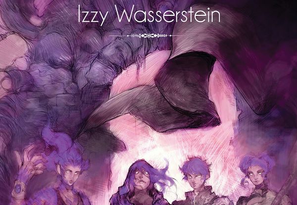 closeup of four figures from the cover of Izzy Wasserstein's collection.